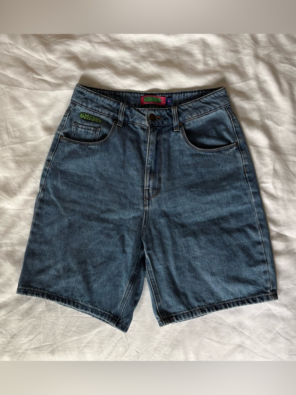 Empyre Classic Blue Denim Women's Jean Shorts